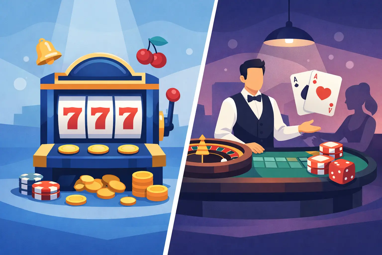 Slots or Live Casino: Which Game Fits You?