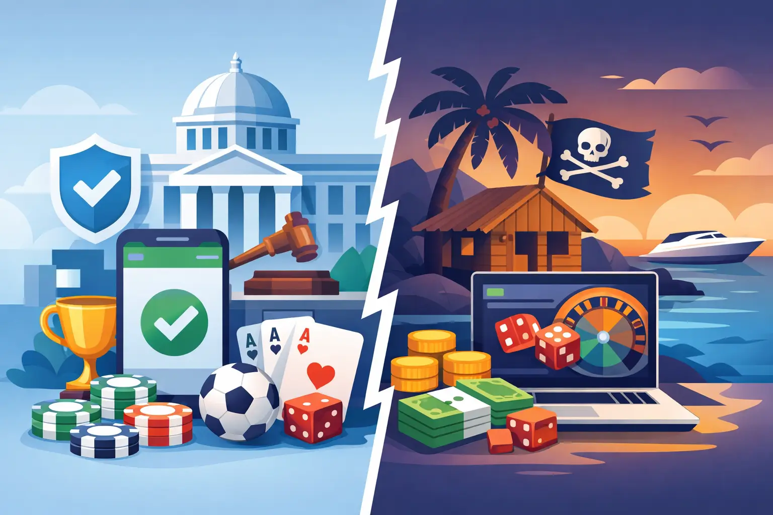 Regulated Betting Versus Offshore Sites Explained